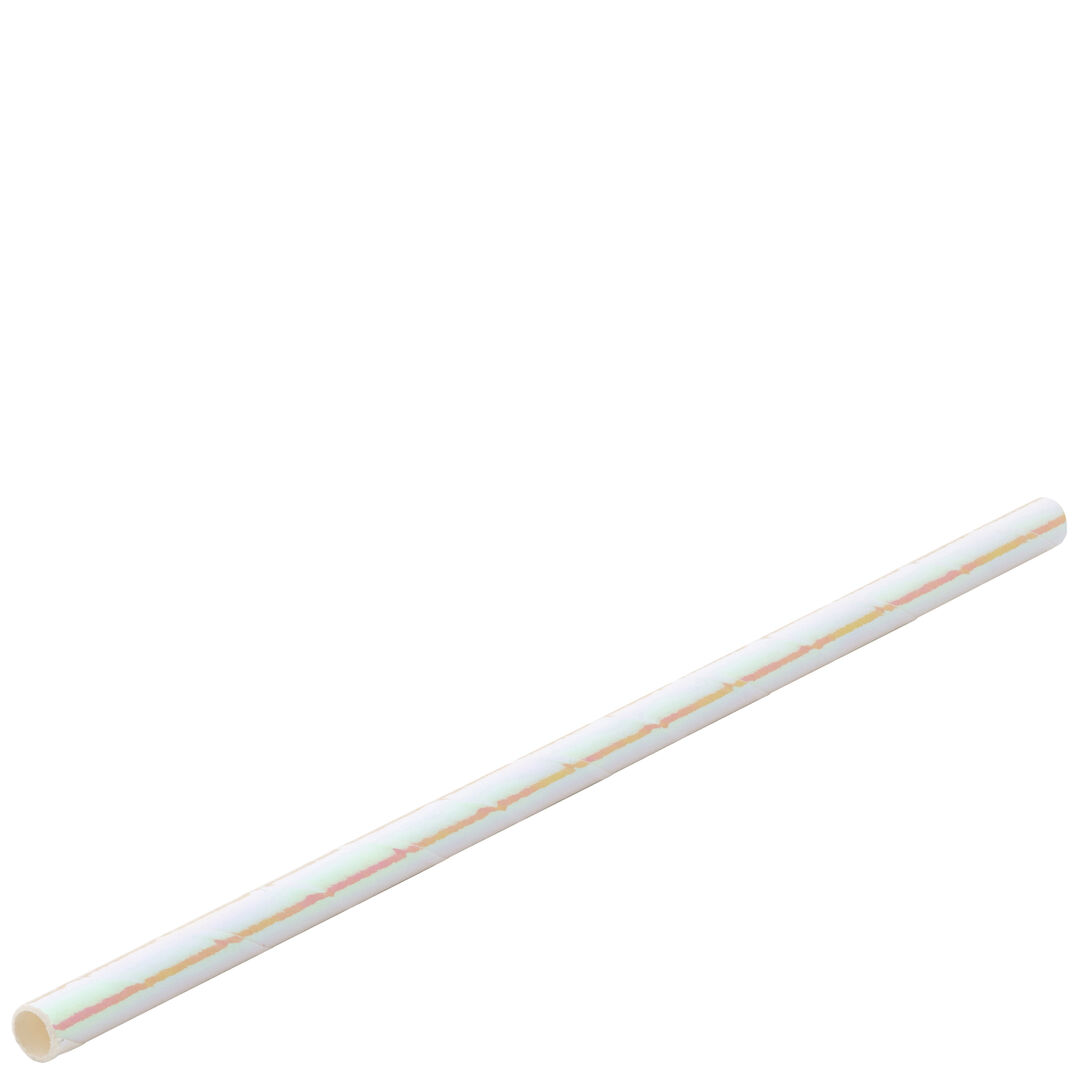 Paper Pearlescent Cocktail Straw 5.5
